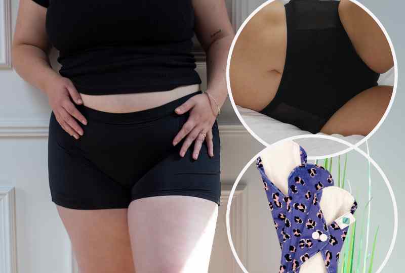 Womens Period Pants Underwear 4-Layer Eco Friendly Leak Proof Plus